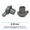 Cono laminadora 25 hexagonal 19