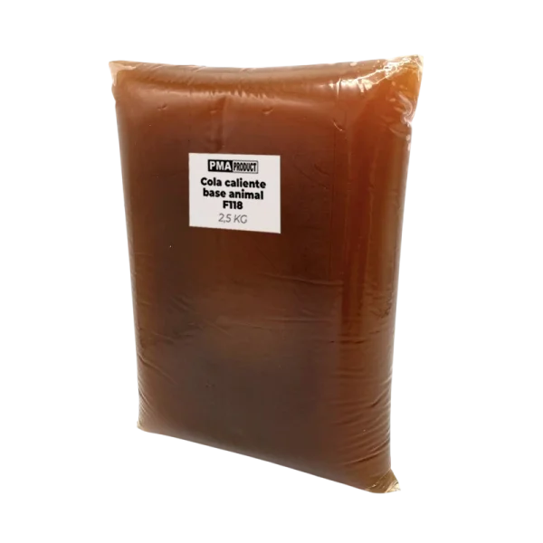 Cola termofundible base animal en gel