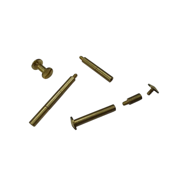 Extensor tornillos latonados para encuadernar