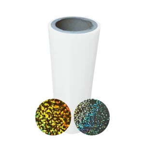 Bobina holográfico oro y plata