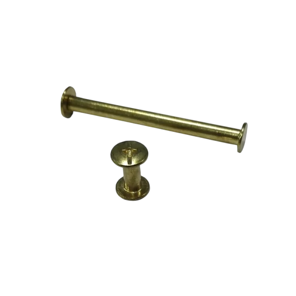 Tornillos latonados para encuadernar