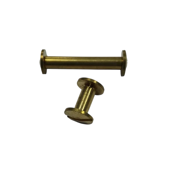 Tornillos latonados para encuadernar