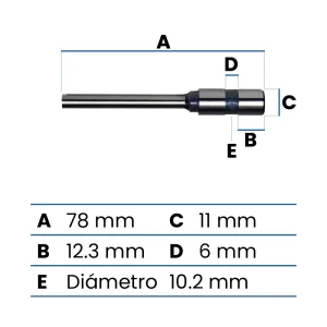 Brocas Locher electricas (Medidas)