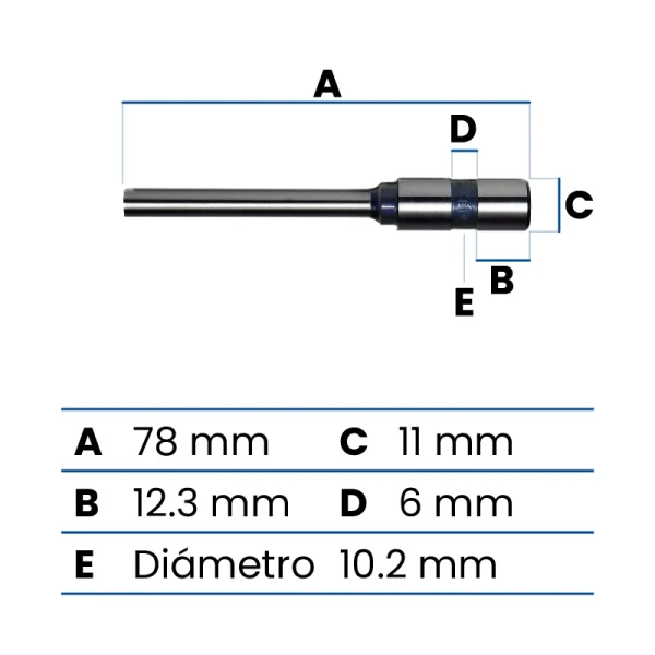 Brocas Locher electricas (Medidas)