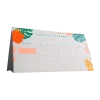 Calendario de poliéster de sobremesa mensual