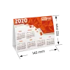 Medidas Calendario de sobremesa 140