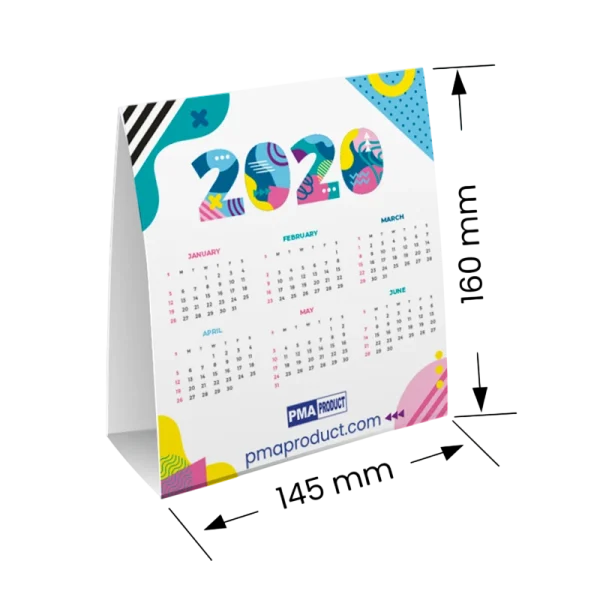 Medidas Calendario de sobremesa 145