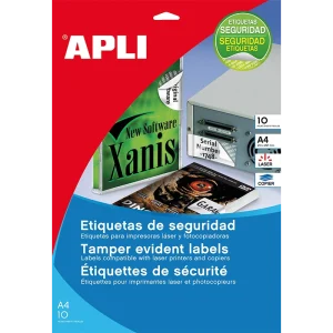 Etiquetas de papel Seguridad