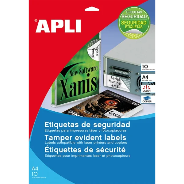Etiquetas de papel Seguridad