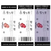 Papel de seguridad UV muestra entradas