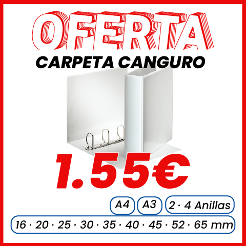 Oferta carpeta canguro